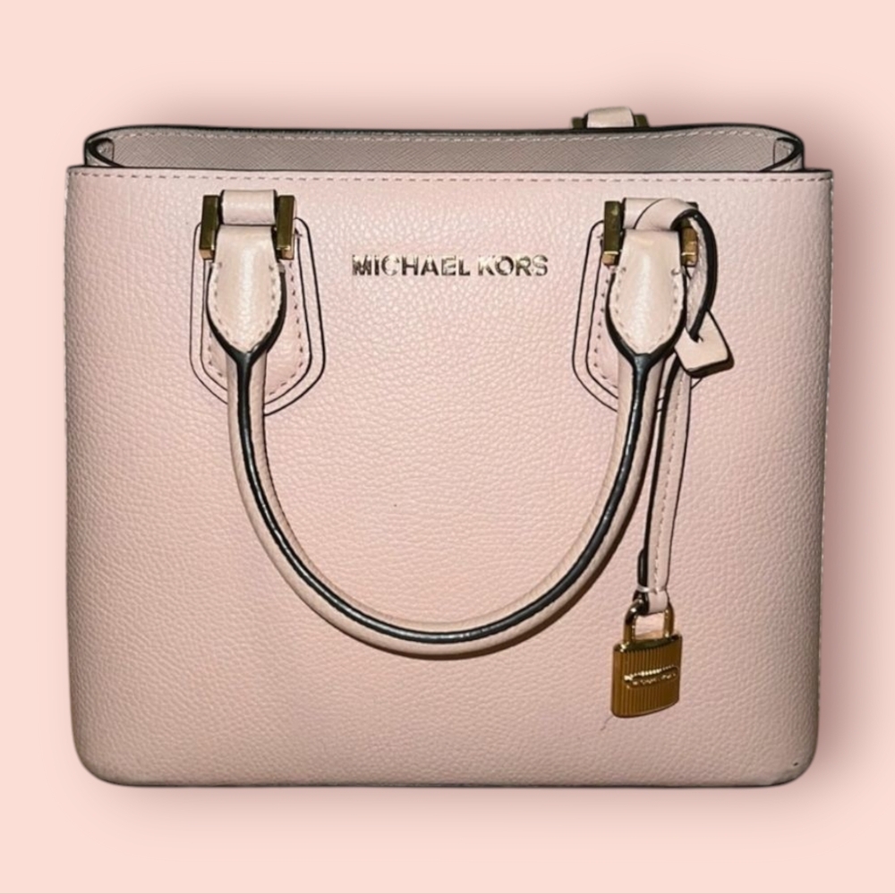 Michael Kors Crossbody Purse Pink Pebble